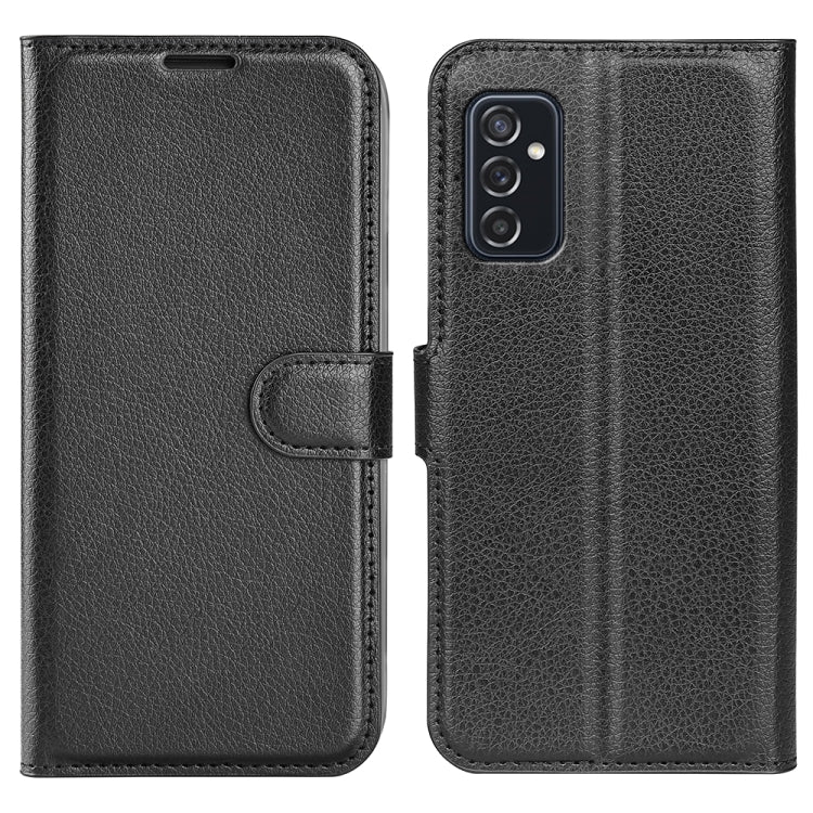 For Samsung Galaxy M52 5G Litchi Texture Horizontal Flip Protective Case with Holder & Card Slots & Wallet