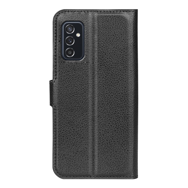 For Samsung Galaxy M52 5G Litchi Texture Horizontal Flip Protective Case with Holder & Card Slots & Wallet