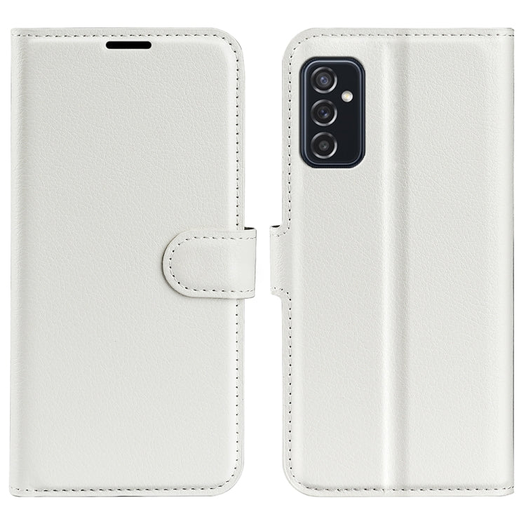 For Samsung Galaxy M52 5G Litchi Texture Horizontal Flip Protective Case with Holder & Card Slots & Wallet