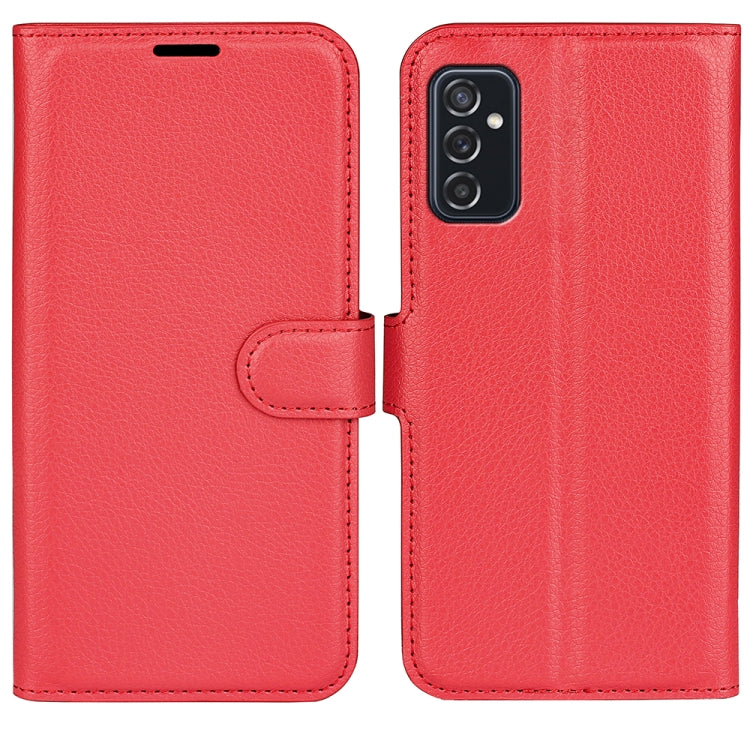 For Samsung Galaxy M52 5G Litchi Texture Horizontal Flip Protective Case with Holder & Card Slots & Wallet