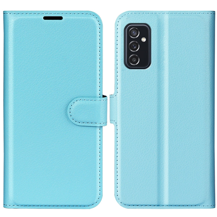 For Samsung Galaxy M52 5G Litchi Texture Horizontal Flip Protective Case with Holder & Card Slots & Wallet