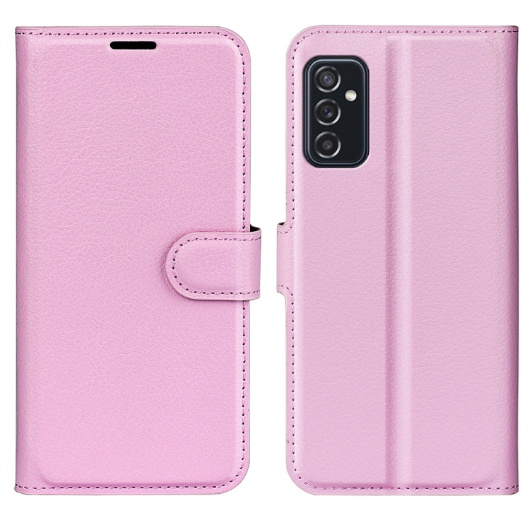 For Samsung Galaxy M52 5G Litchi Texture Horizontal Flip Protective Case with Holder & Card Slots & Wallet