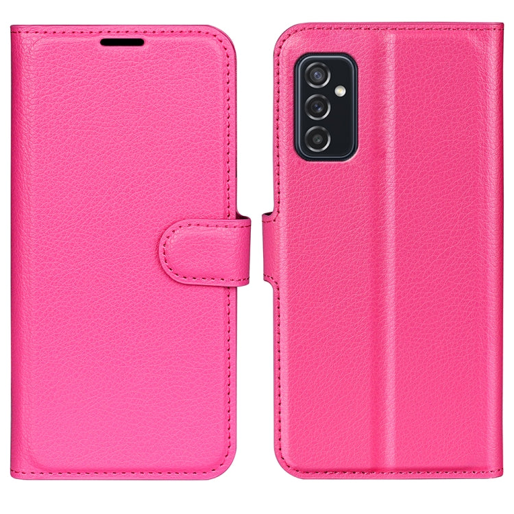 For Samsung Galaxy M52 5G Litchi Texture Horizontal Flip Protective Case with Holder & Card Slots & Wallet