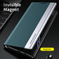 Side Electroplated Magnetic Ultra-Thin Horizontal Flip Leather Case with Holder