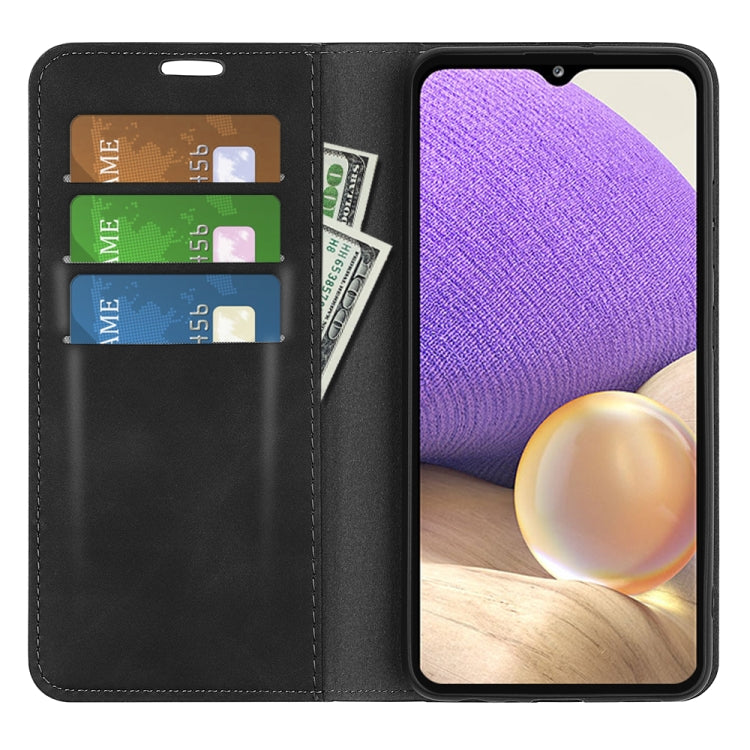 For Samsung Galaxy A53 5G Retro-skin Magnetic Leather Case with Holder & Card Slots & Wallet