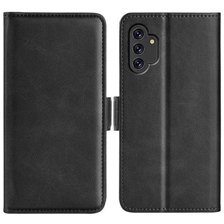 For Samsung Galaxy A13 4G Dual-side Magnetic Buckle Horizontal Flip Leather Case with Holder & Card Slots & Wallet