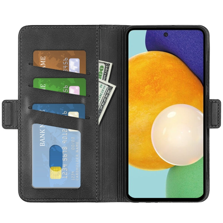 For Samsung Galaxy A13 4G Dual-side Magnetic Buckle Horizontal Flip Leather Case with Holder & Card Slots & Wallet