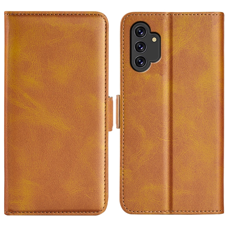 For Samsung Galaxy A13 4G Dual-side Magnetic Buckle Horizontal Flip Leather Case with Holder & Card Slots & Wallet