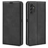 For Samsung Galaxy A13 4G Retro-skin Magnetic Leather Case with Holder & Card Slots & Wallet