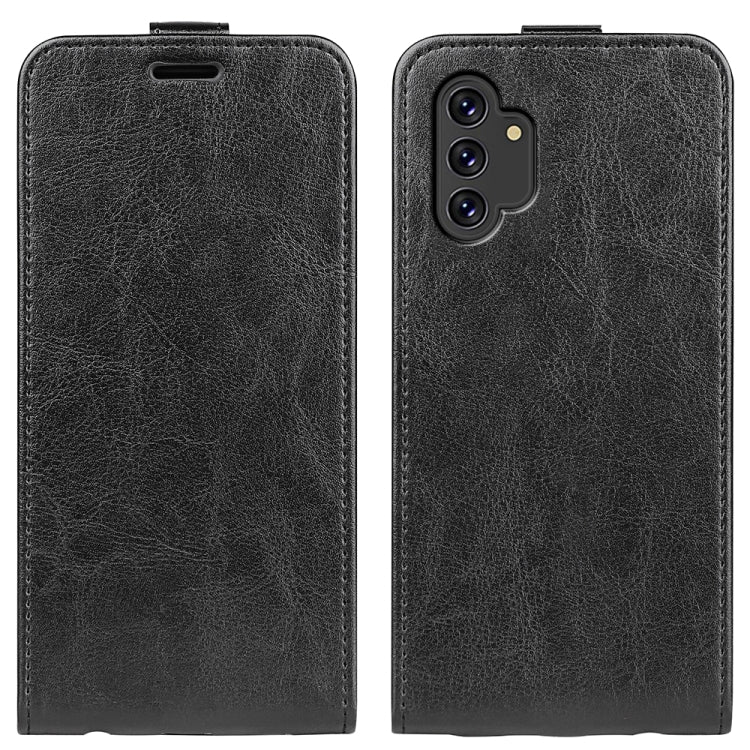 For Samsung Galaxy A13 4G R64 Texture Vertical Flip Leather Case with Card Slots & Photo Frame