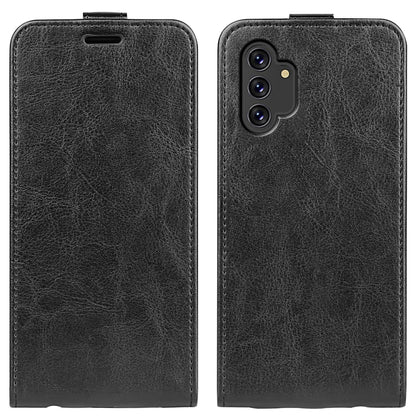 For Samsung Galaxy A13 4G R64 Texture Vertical Flip Leather Case with Card Slots & Photo Frame