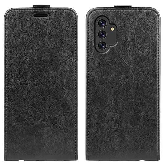 For Samsung Galaxy A13 4G R64 Texture Vertical Flip Leather Case with Card Slots & Photo Frame