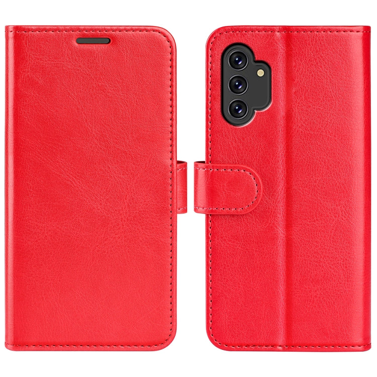For Samsung Galaxy A13 4G R64 Texture Horizontal Flip Leather Case with Holder & Card Slots & Wallet & Photo Frame