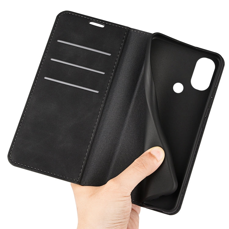 For Samsung Galaxy A03 164mm Retro-skin Magnetic Leather Case with Holder & Card Slots & Wallet
