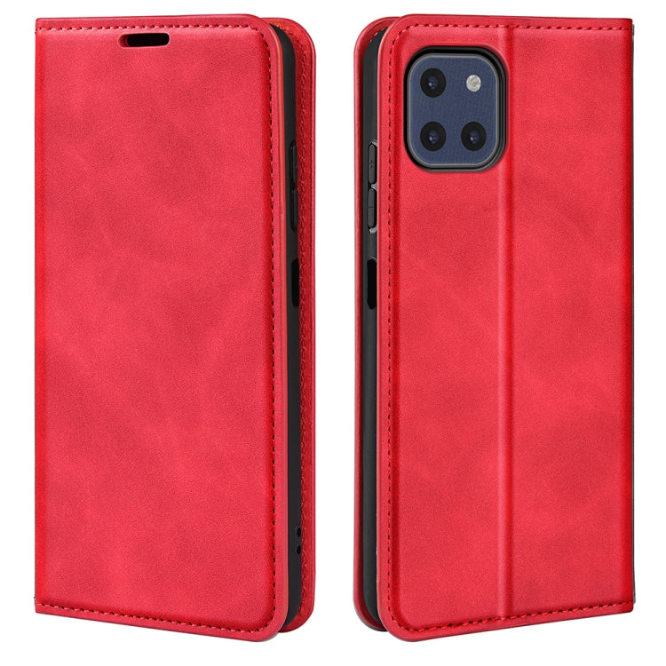 For Samsung Galaxy A03 164mm Retro-skin Magnetic Leather Case with Holder & Card Slots & Wallet