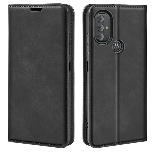For Samsung Galaxy A03 166mm Retro-skin Magnetic Leather Case with Holder & Card Slots & Wallet