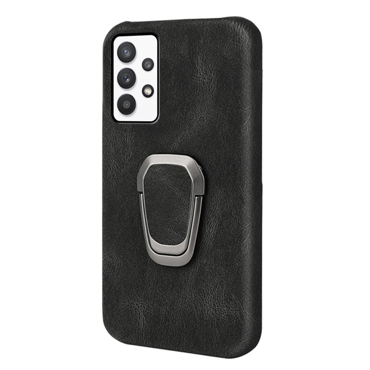 Ring Holder PU Phone Case For Samsung Galaxy A32 5G / M32 5G