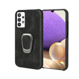 Ring Holder PU Phone Case For Samsung Galaxy A32 5G / M32 5G