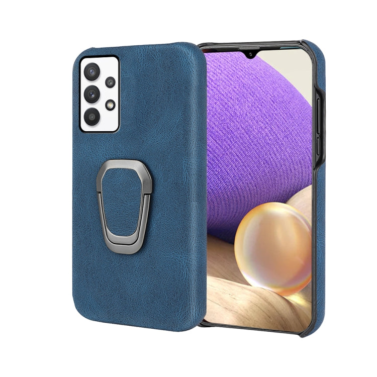 Ring Holder PU Phone Case For Samsung Galaxy A32 5G / M32 5G
