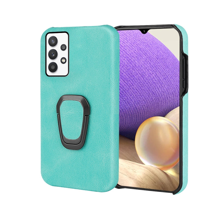 Ring Holder PU Phone Case For Samsung Galaxy A32 5G / M32 5G
