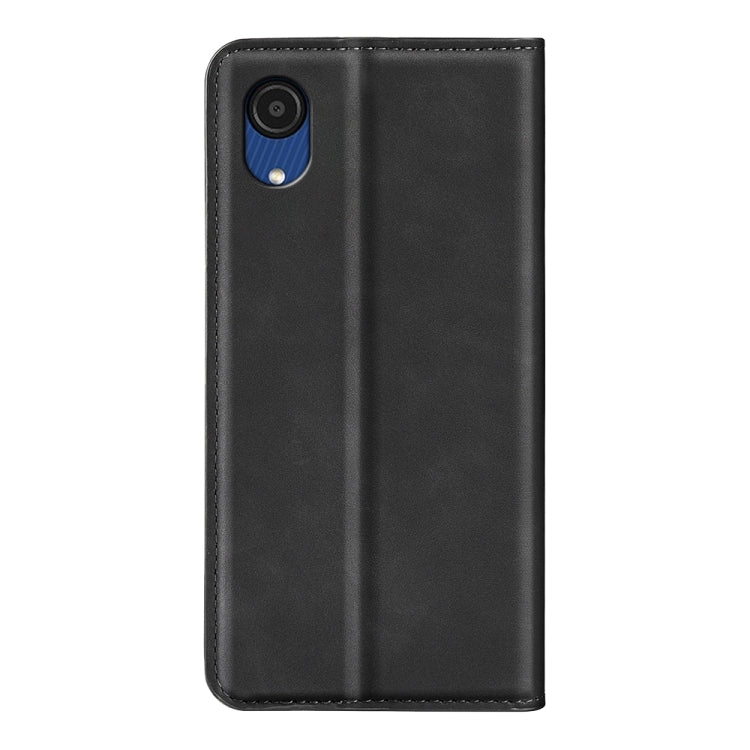 For Samsung Galaxy A03 Core Retro-skin Magnetic Leather Case