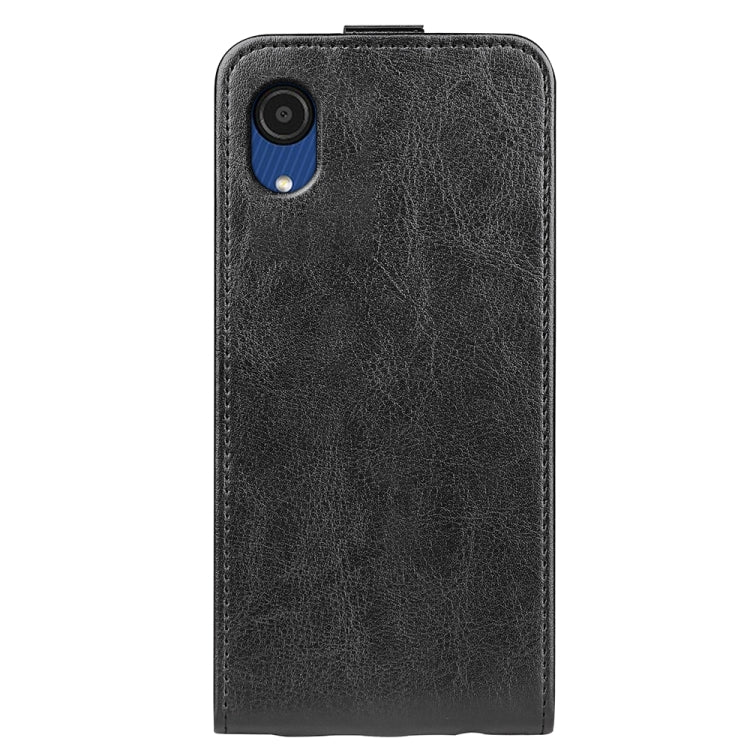 For Samsung Galaxy A03 Core R64 Texture Vertical Flip Leather Case