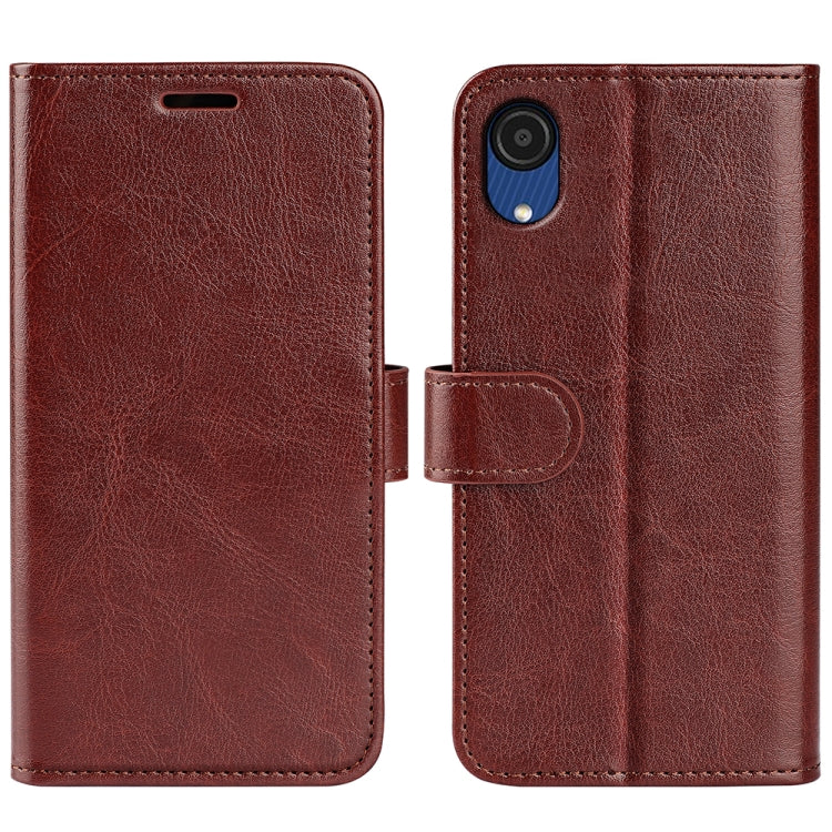 For Samsung Galaxy A03 Core R64 Texture Flip Leather Case