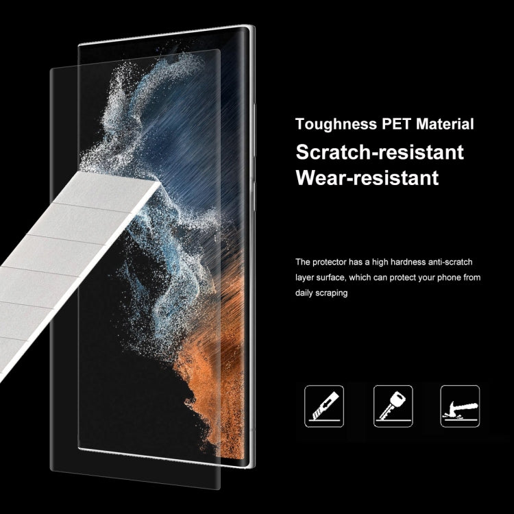 ENKAY 3D Curved PET Hot Bending Film For Samsung Galaxy S22 Ultra 5G