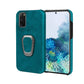 Ring Holder PU Phone Case For Samsung Galaxy S20