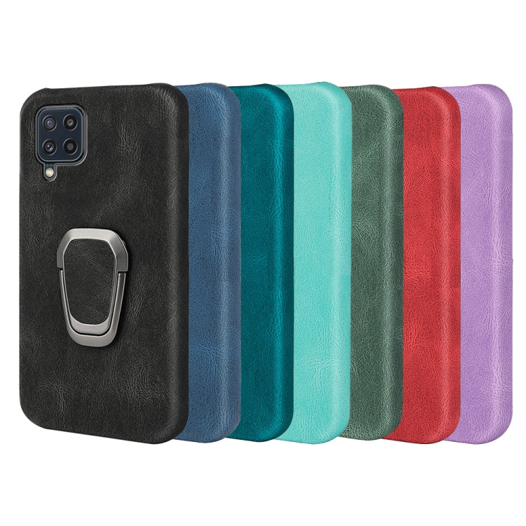 Ring Holder PU Phone Case For Samsung Galaxy M32