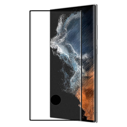 For Samsung Galaxy S22 Ultra ENKAY 3D Curved Full Heat Bending Tempered Glass Film, Open Hole Unlocking Version