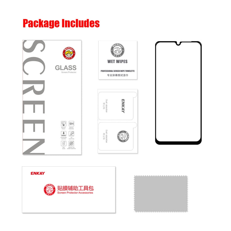 For Samsung Galaxy A13 5G ENKAY 0.26mm 9H Tempered Glass Full Film