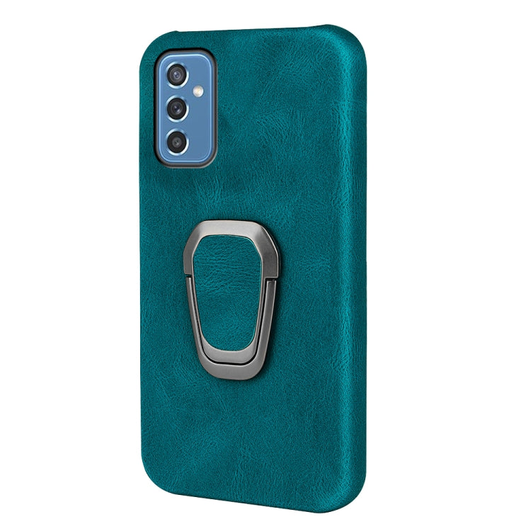 Ring Holder PU Phone Case For Samsung Galaxy M52 5G