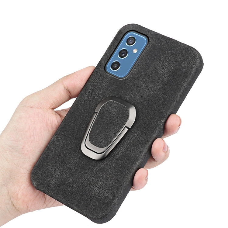 Ring Holder PU Phone Case For Samsung Galaxy M52 5G