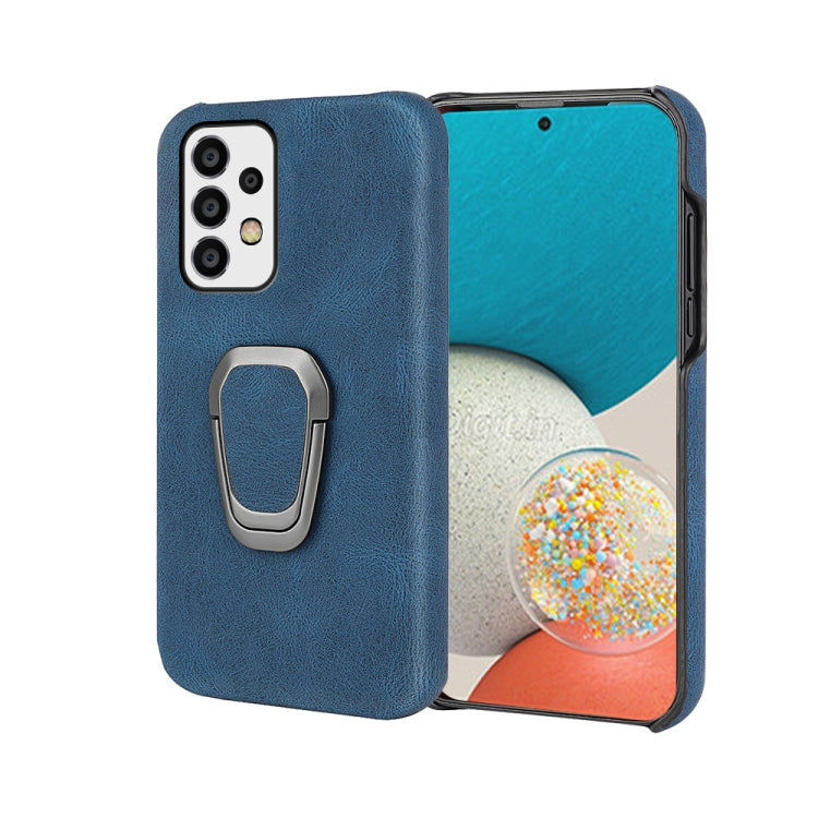 Ring Holder PU Phone Case For Samsung Galaxy A52 5G / 4G