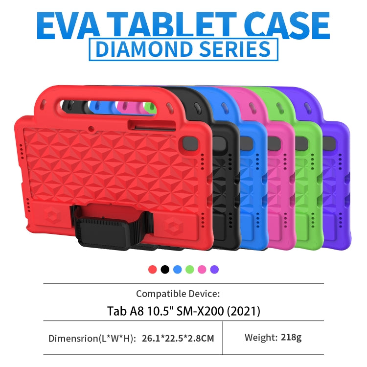 Diamond  EVA Shockproof Case with Holder & Strap