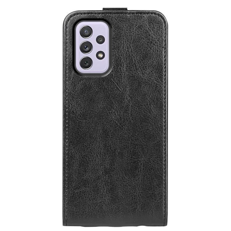 For Samsung Galaxy A73 5G R64 Texture Vertical Flip Leather Case