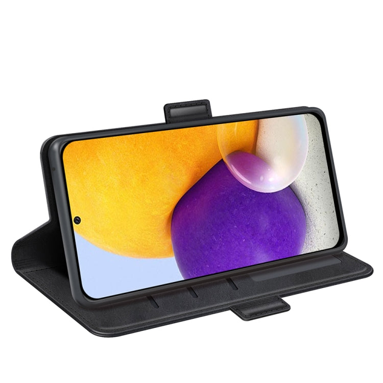 For Samsung Galaxy A73 5G Dual-side Magnetic Buckle Leather Case