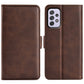 For Samsung Galaxy A73 5G Dual-side Magnetic Buckle Leather Case