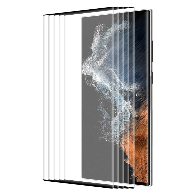 For Samsung Galaxy S22 Ultra ENKAY 3D Hot Bending Explosion-proof Full Tempered Glass Film