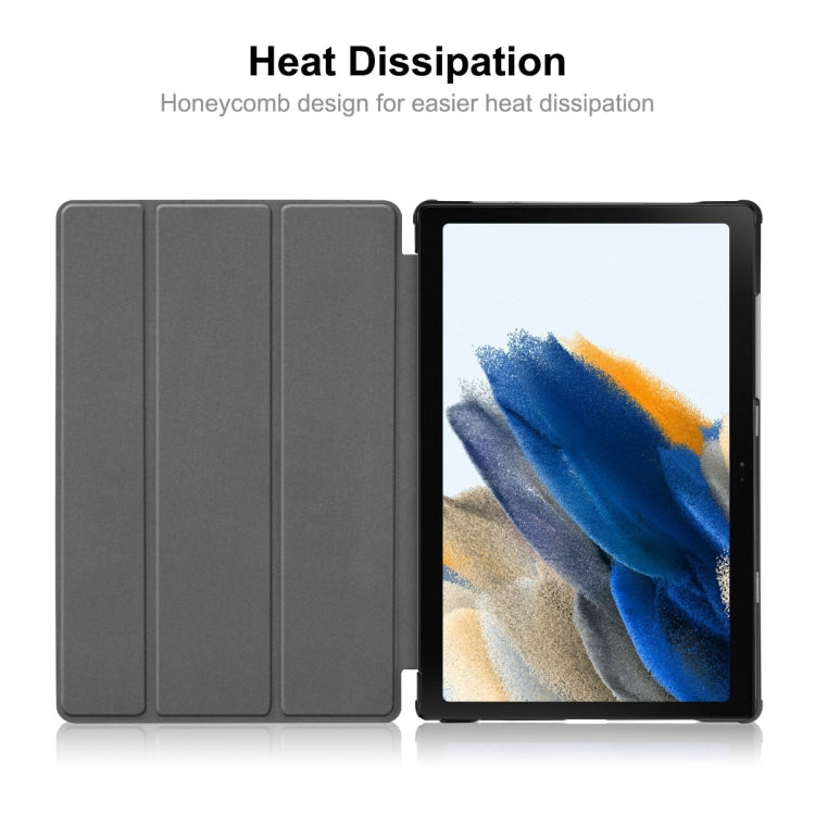 For Samsung Galaxy Tab A8 10.5 2021 ENKAY Custer Texture Leather Smart Tablet Case