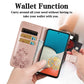 Four-leaf Clasp Embossed Buckle Mobile Phone Protection Leather Case