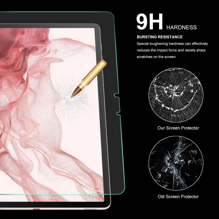 For Samsung Galaxy Tab S8 11.0 X700 / X706 ENKAY 0.33mm Explosion-proof Anti-Scratch Tempered Glass Film
