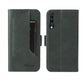Dual Buckle Card Wallet Calf Leather Phone Case