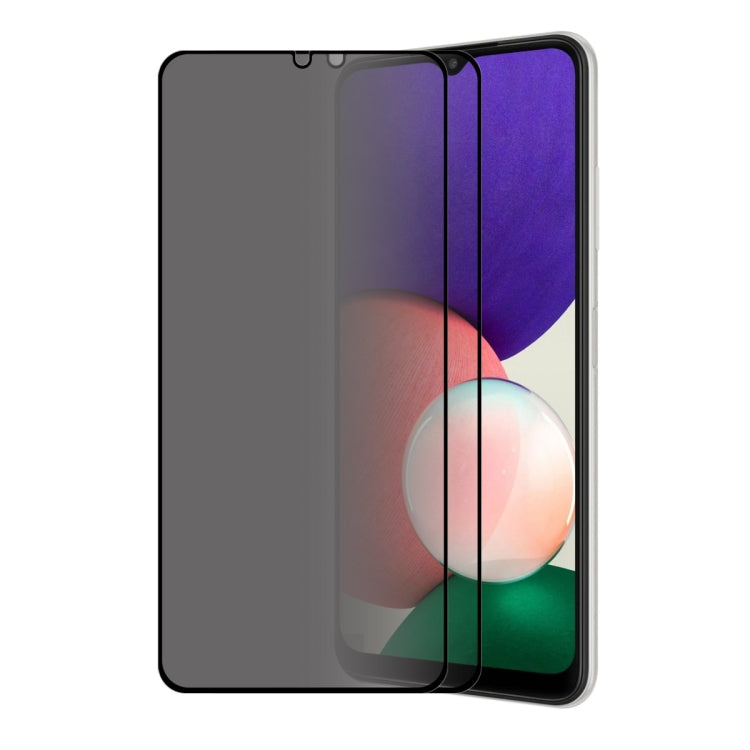 For Samsung Galaxy A22 5G ENKAY 28 Degree Anti-peeping Tempered Glass Full Screen Film