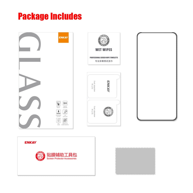 For Samsung Galaxy A52s 5G ENKAY Anti-drop Full Glue Tempered Glass Full Film