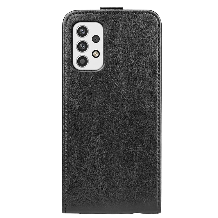For Samsung Galaxy A23 5G R64 Texture Vertical Flip Leather Phone Case