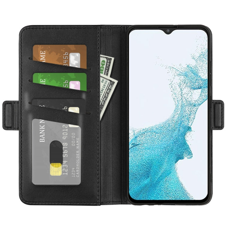 For Samsung Galaxy A23 5G Dual-side Magnetic Buckle Leather Phone Case