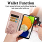 Four-leaf Clasp Embossed Leather Phone Case