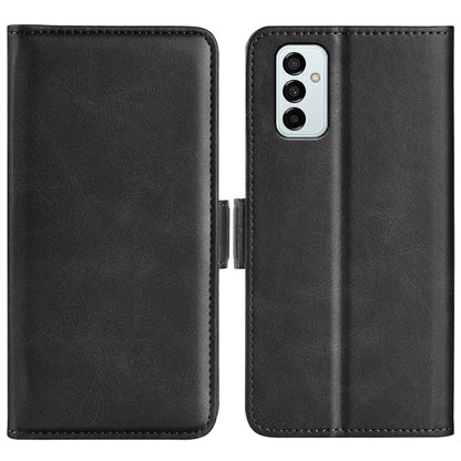 For Samsung Galaxy M23 5G Dual-side Magnetic Buckle Leather Phone Case